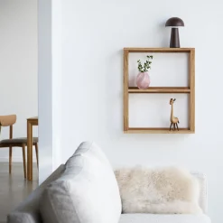 Furniture by Sinnerup Hylder-Akeru II væghylde 2H, FSC-certificeret egetræ