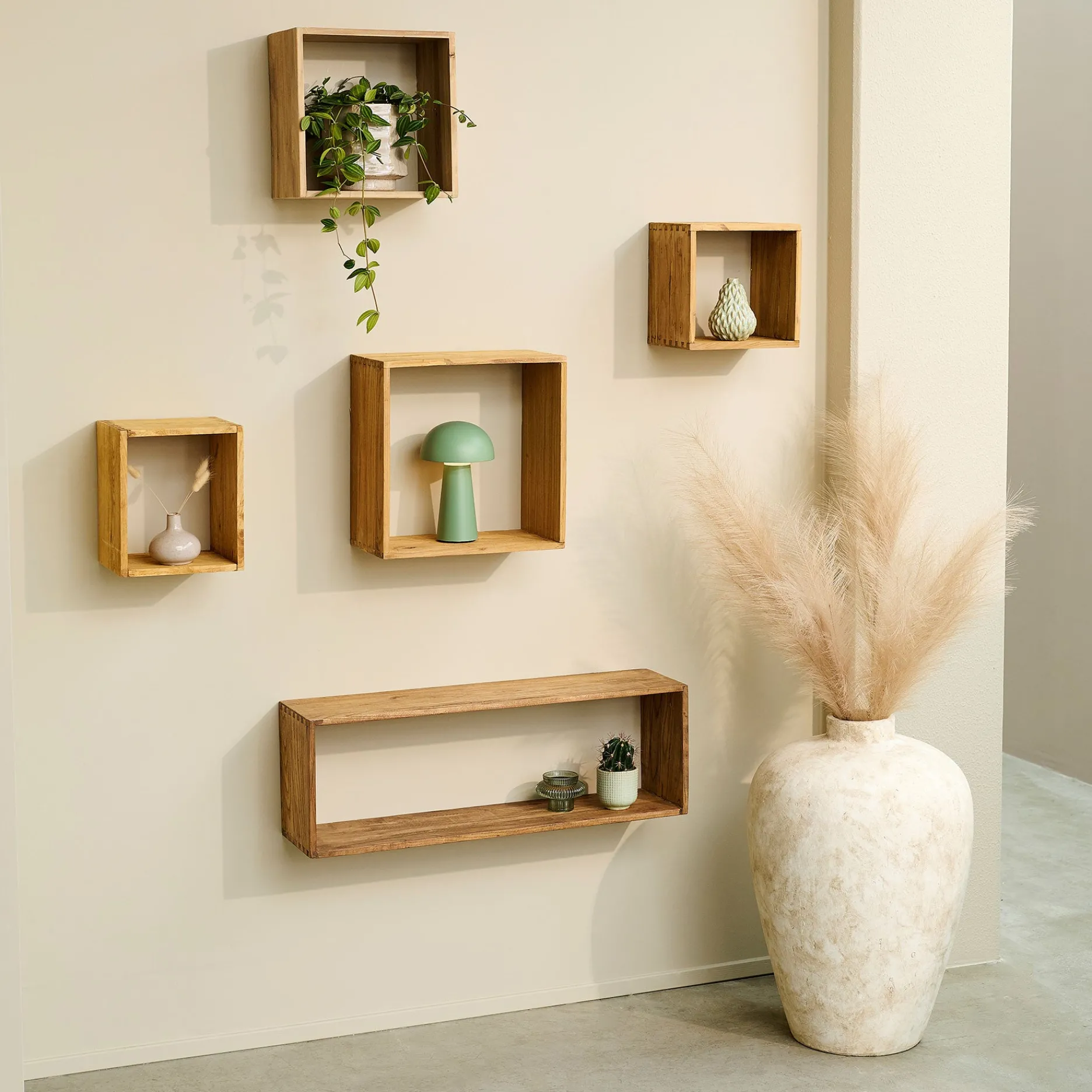 Furniture by Sinnerup Hylder-Anakin kvadrat bogkasse, elm 23x23 cm