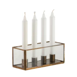 Sinnerup Lys & Stager-Antique lysestage med flytbare holdere