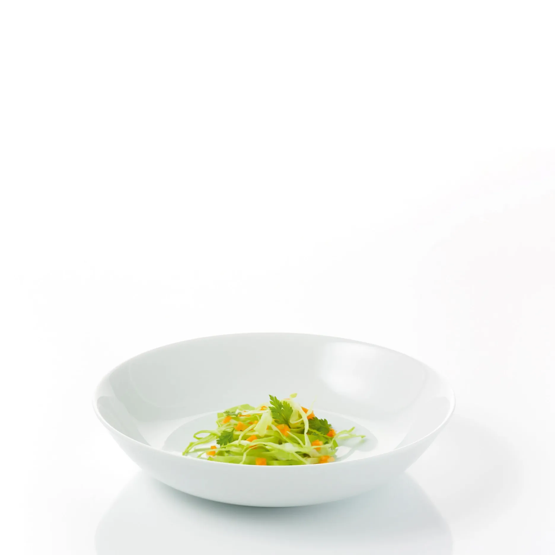 Aida Stel-Atelier suppetallerken super hvid