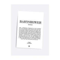 Dialægt/Citatplakat Plakater Og Billeder-Babyshower Definitions