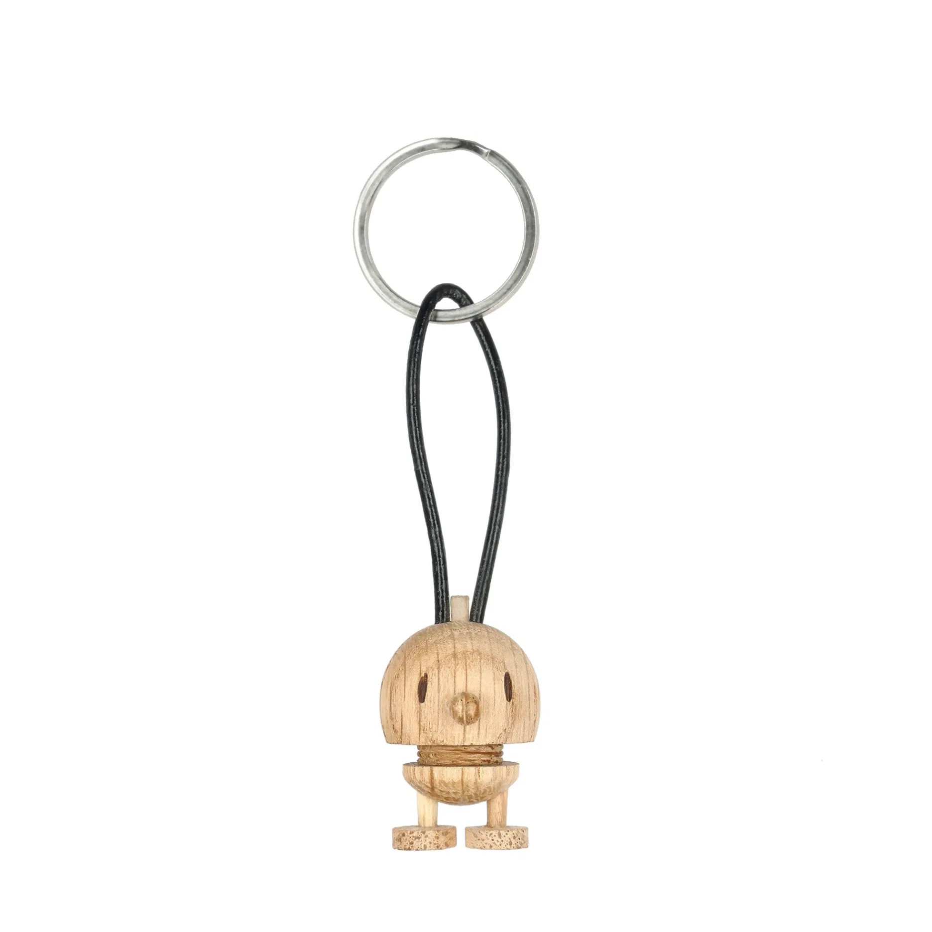 Hoptimist Figurer|Figurer-Bumble nøglering egetræ