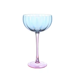 Sinnerup Glas-Candy Blue Champagneskål