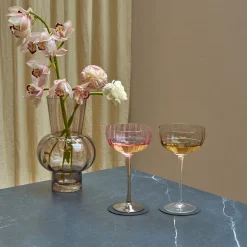 Sinnerup Glas-Candy Brown Champagneskål
