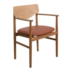Furniture by Sinnerup Spisebordsstole-Celeste spisebordsstol m. armlæn - Læder