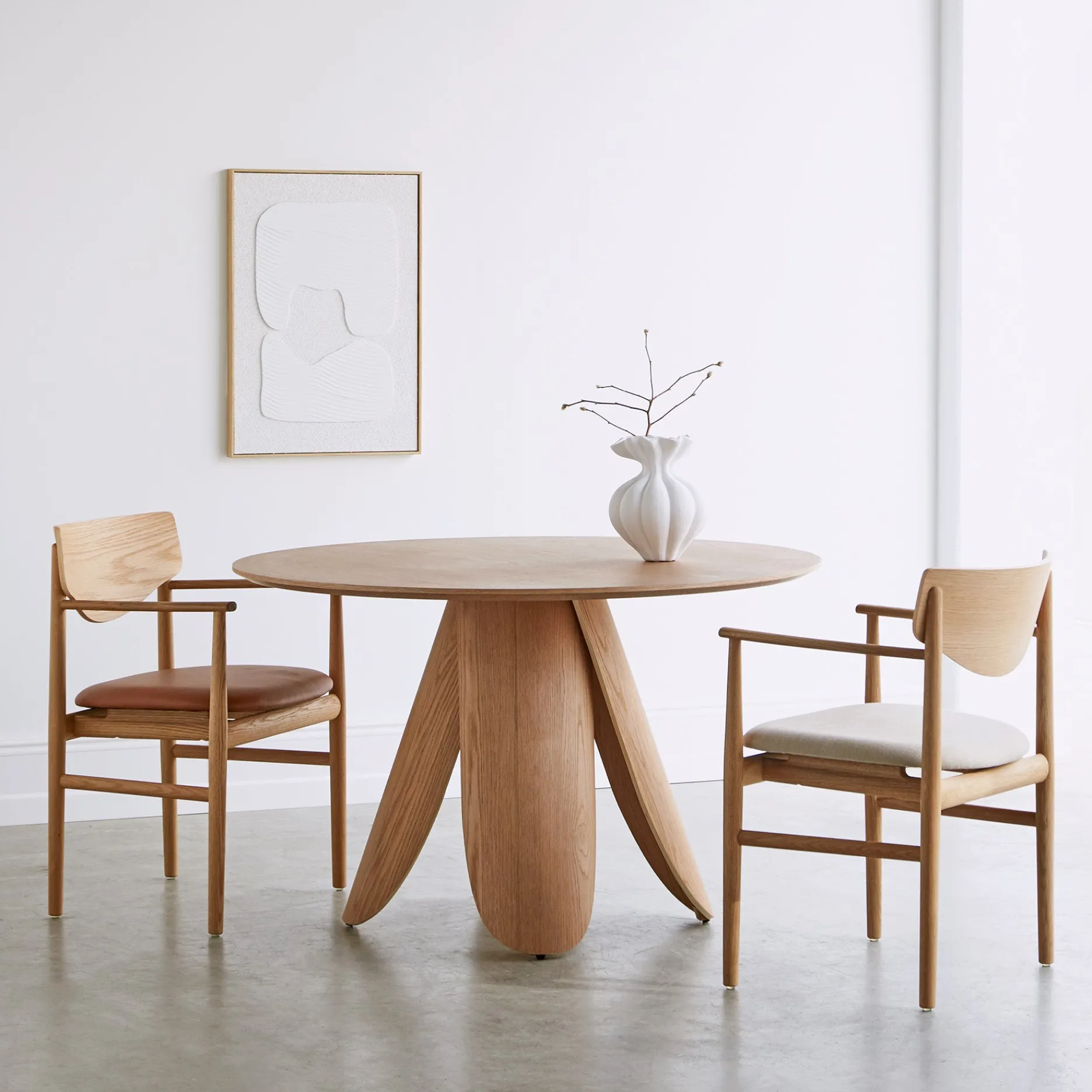 Furniture by Sinnerup Spisebordsstole-Celeste spisebordsstol m. armlæn - Læder