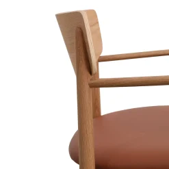Furniture by Sinnerup Spisebordsstole-Celeste spisebordsstol m. armlæn - Læder