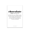 Men's Lounge Plakater Og Billeder-Chocolate Definition A4
