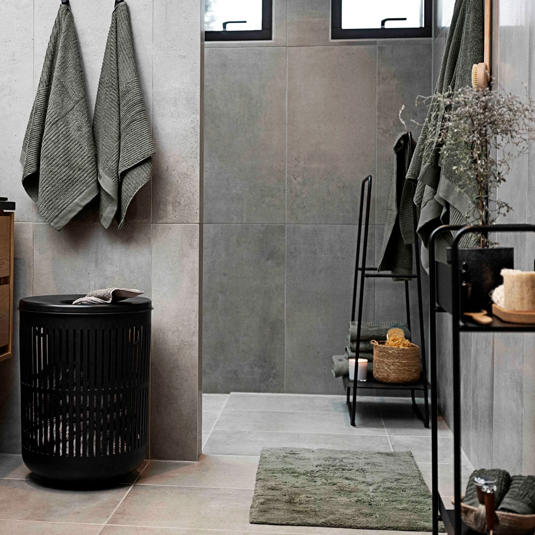 Zone Håndklæder-Classic håndklæde 70x140 cm olive green