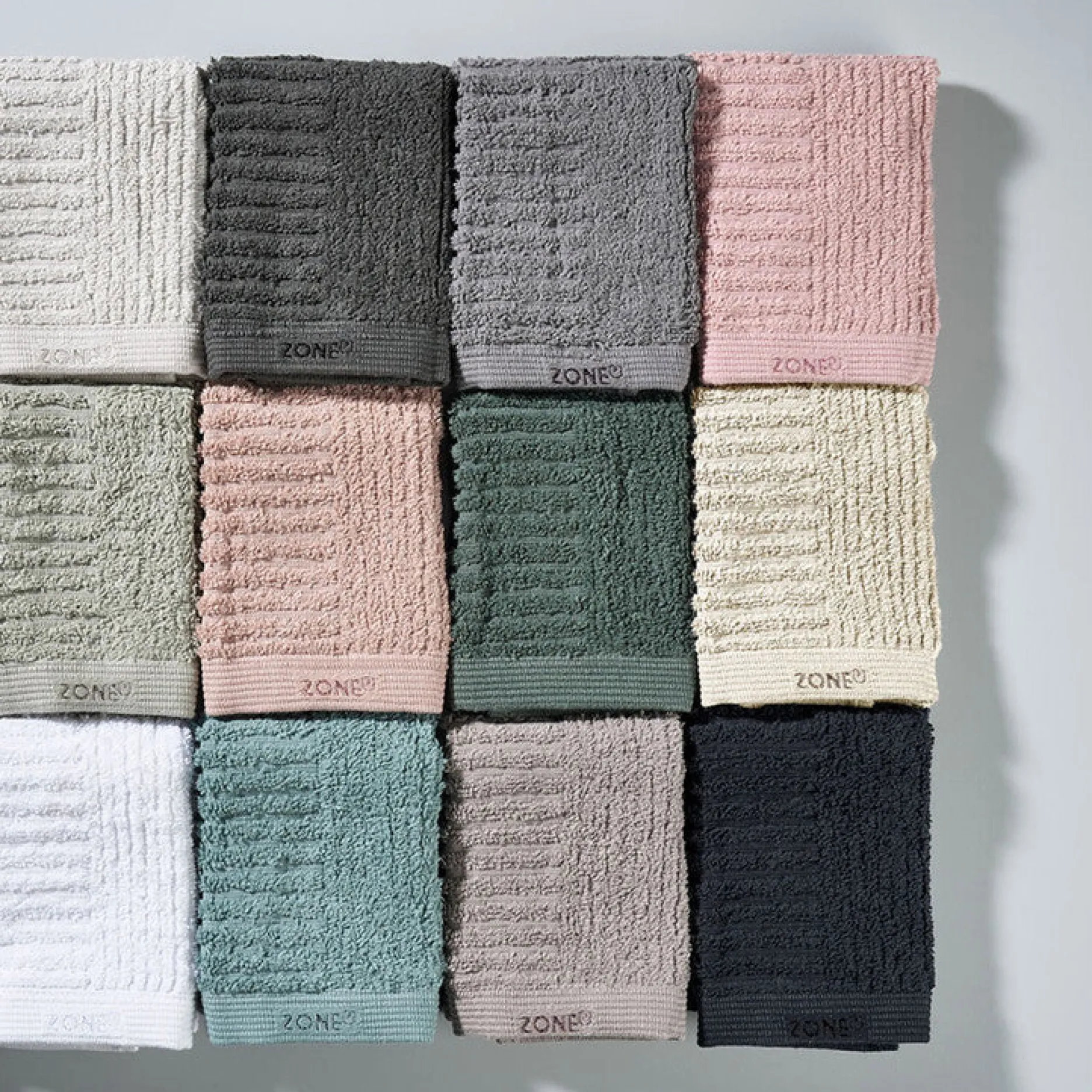 Zone Håndklæder-Classic vaskeklud 30x30 cm grey