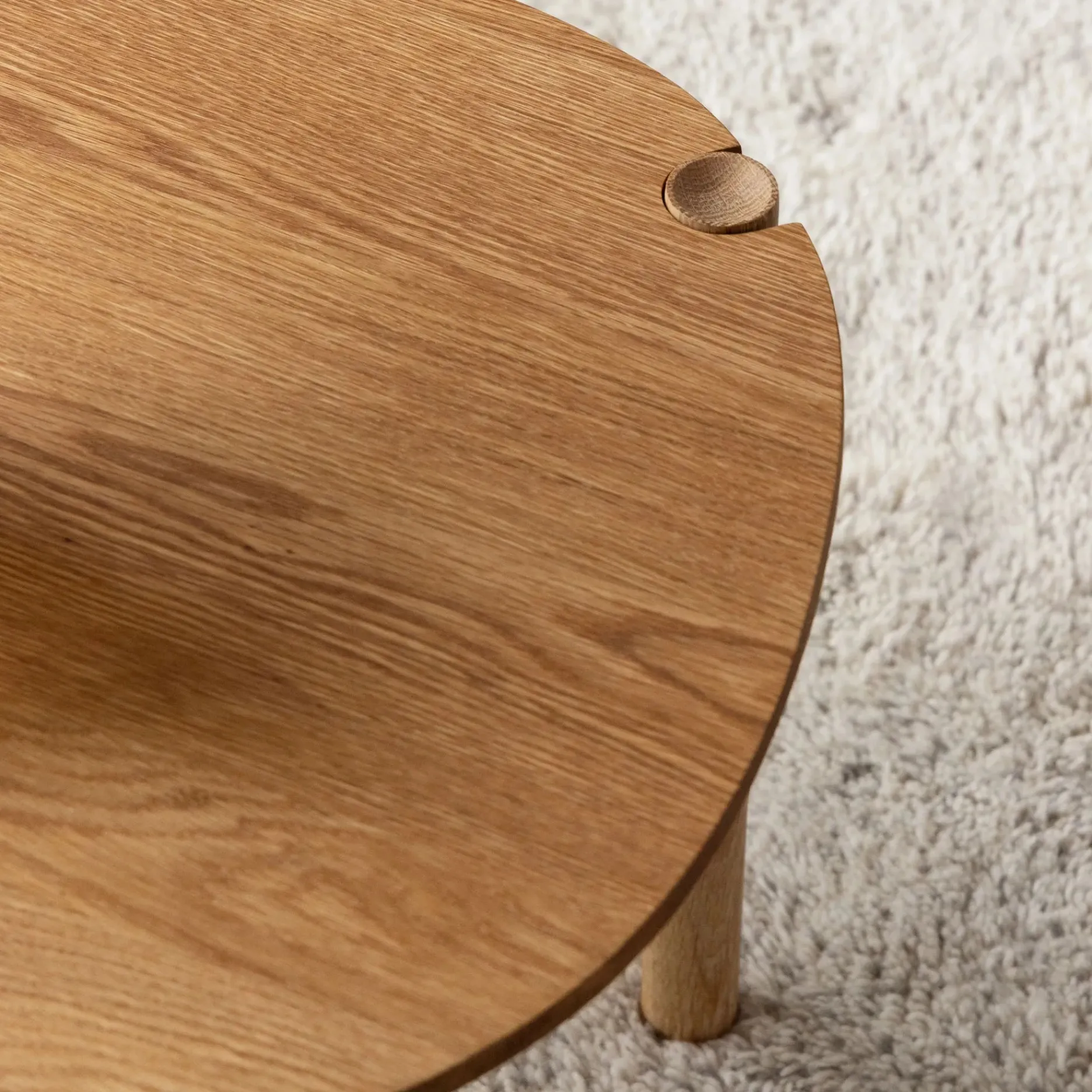 Furniture by Sinnerup Sofaborde-Colo Cross sofabord, FSC certificeret egetræ H40 cm