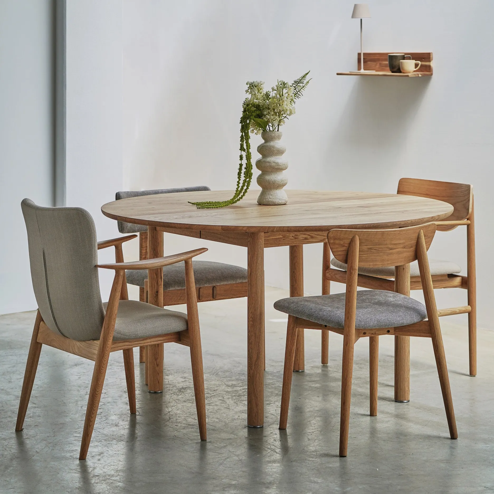 Furniture by Sinnerup Spiseborde-Colo udtræksspisebord - Ø140 cm