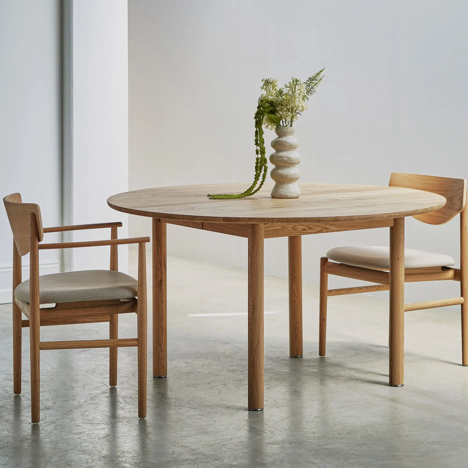 Furniture by Sinnerup Spiseborde-Colo udtræksspisebord - Ø120 cm