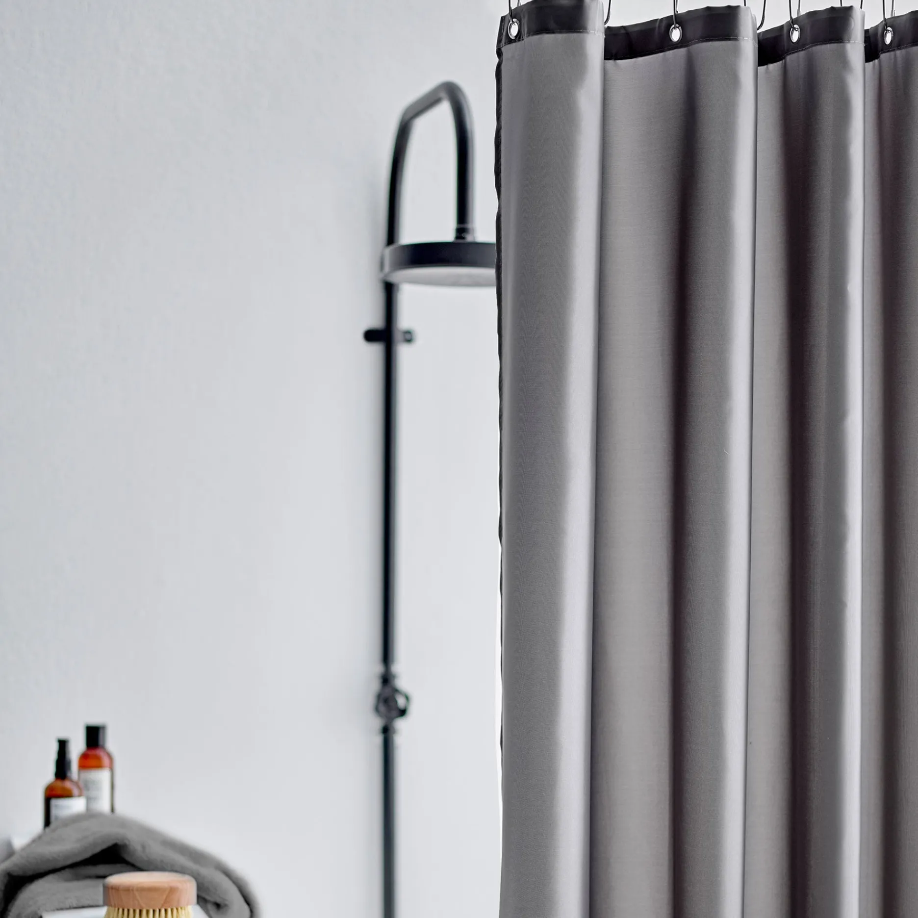 Södahl Badeforhæng-Comfort badeforhæng 180x220 cm stone grey