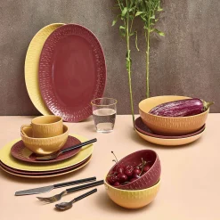 Aida Stel-Confetti salatskål mustard