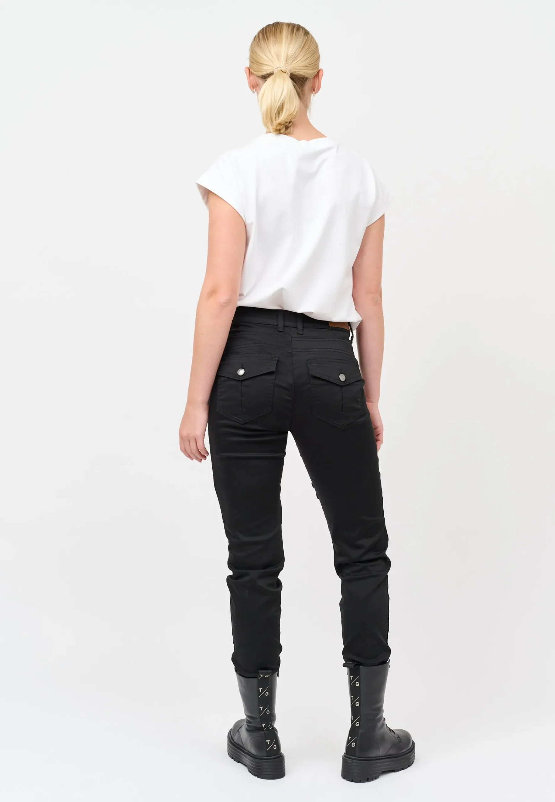 Créton Jeans-CRAlena Stay Black Jeans