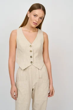 Créton T-Shirts-CRAshley hør vest