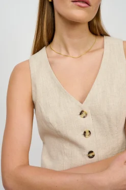 Créton T-Shirts-CRAshley hør vest