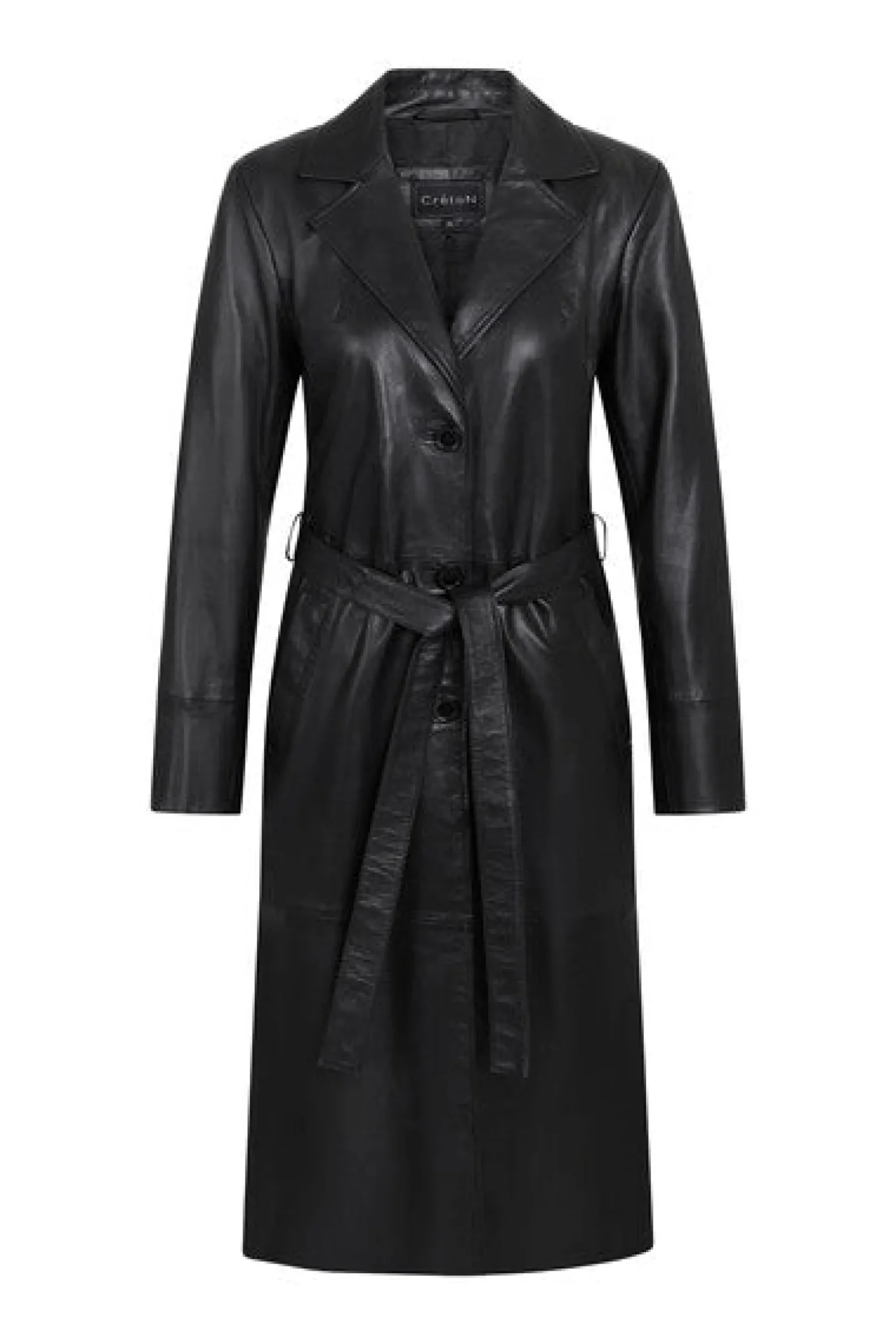 Créton Jakker-CRCami skind trenchcoat