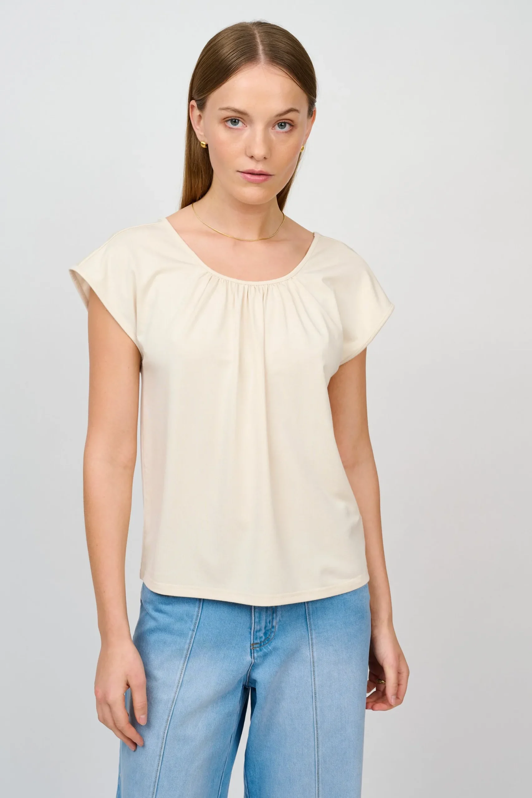 Créton T-Shirts|Bluser-CRDrape modal bluse