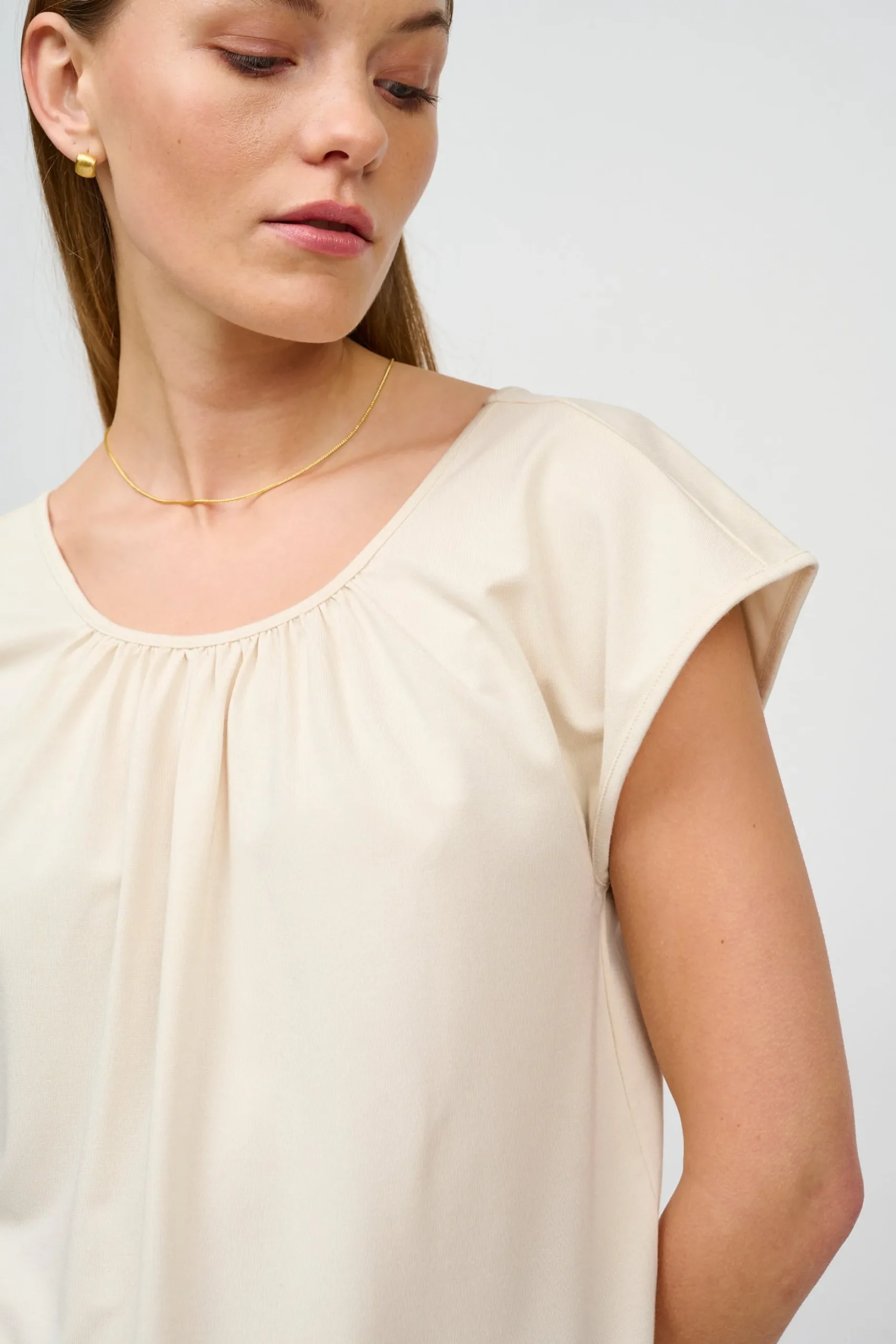 Créton T-Shirts|Bluser-CRDrape modal bluse