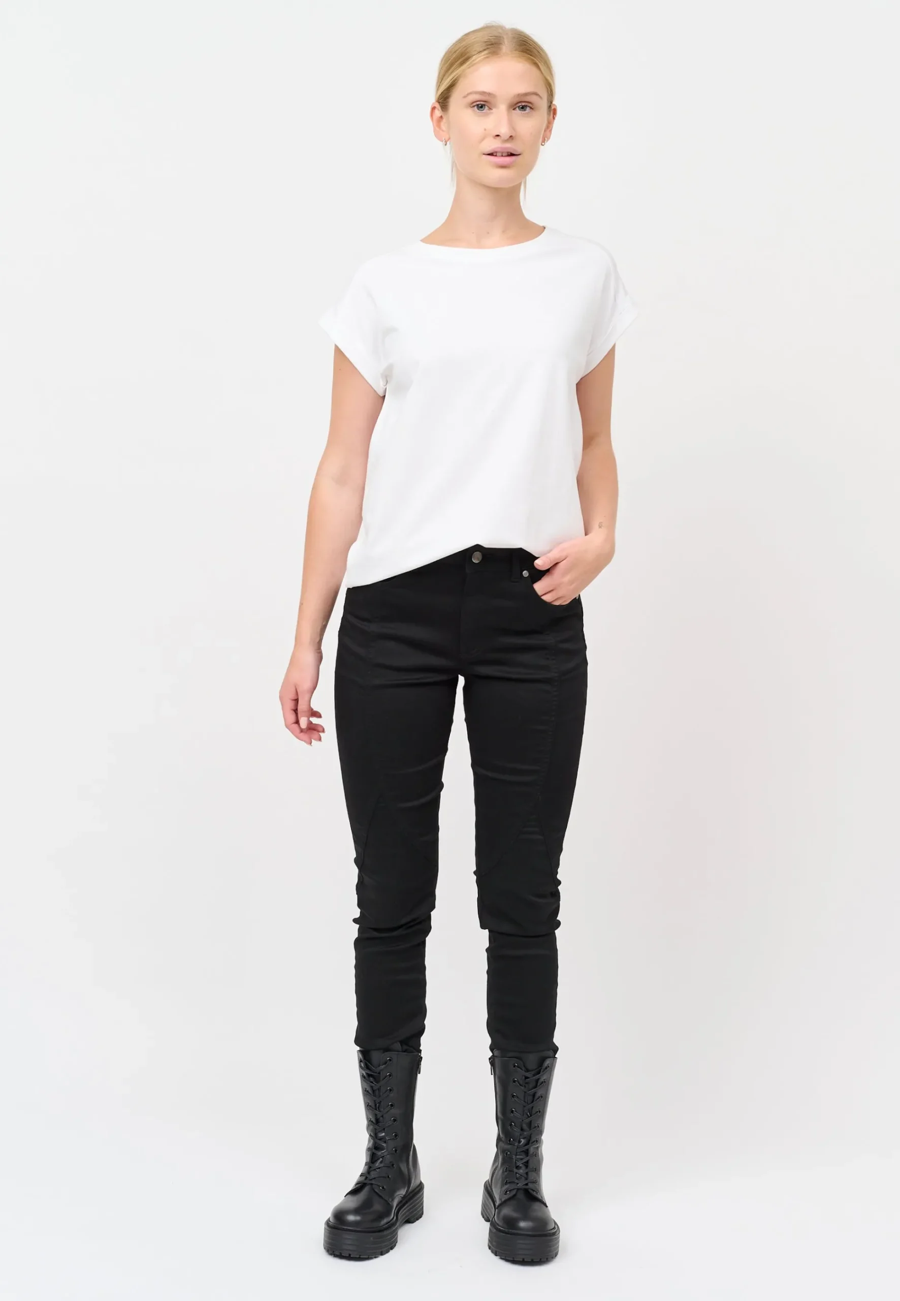 Créton Jeans-CRJenny stay black jeans