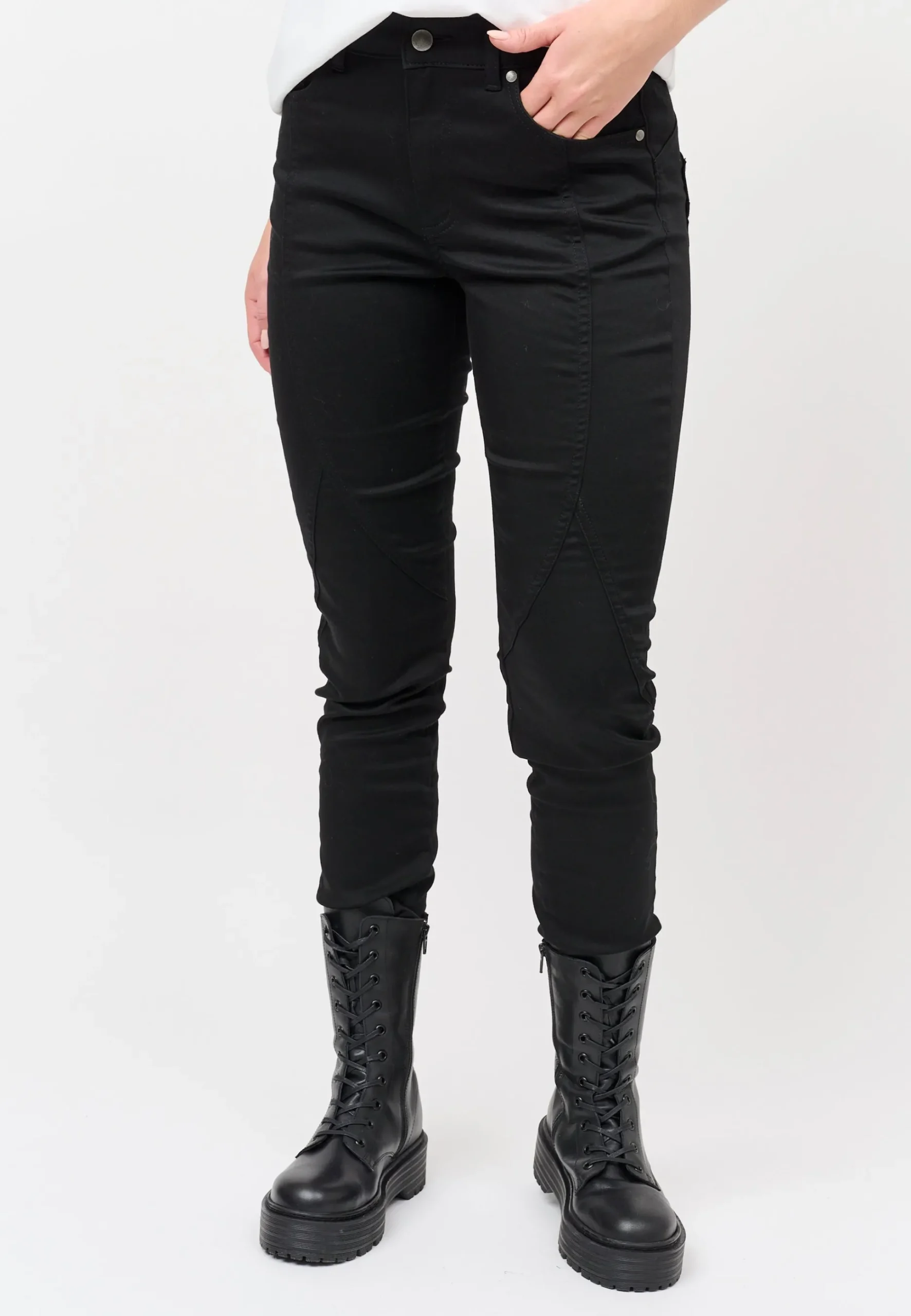 Créton Jeans-CRJenny stay black jeans