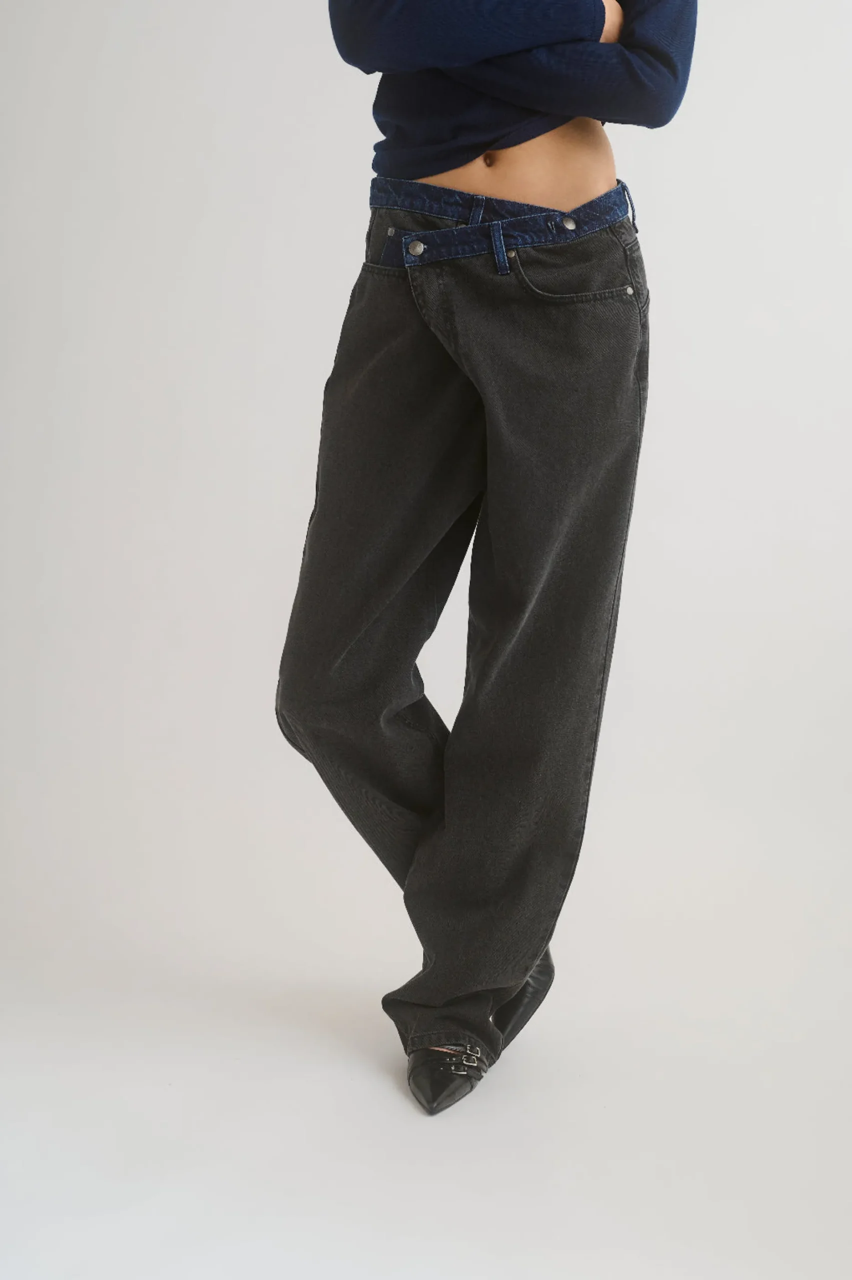 Créton Jeans-CRWendy Asymmetrisk Jeans
