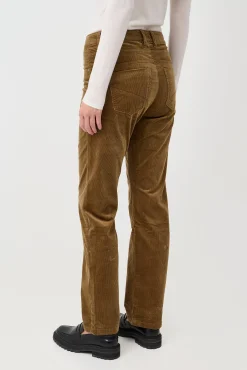 Créton Jeans|Bukser-CRYolanda straight jeans i fløjl