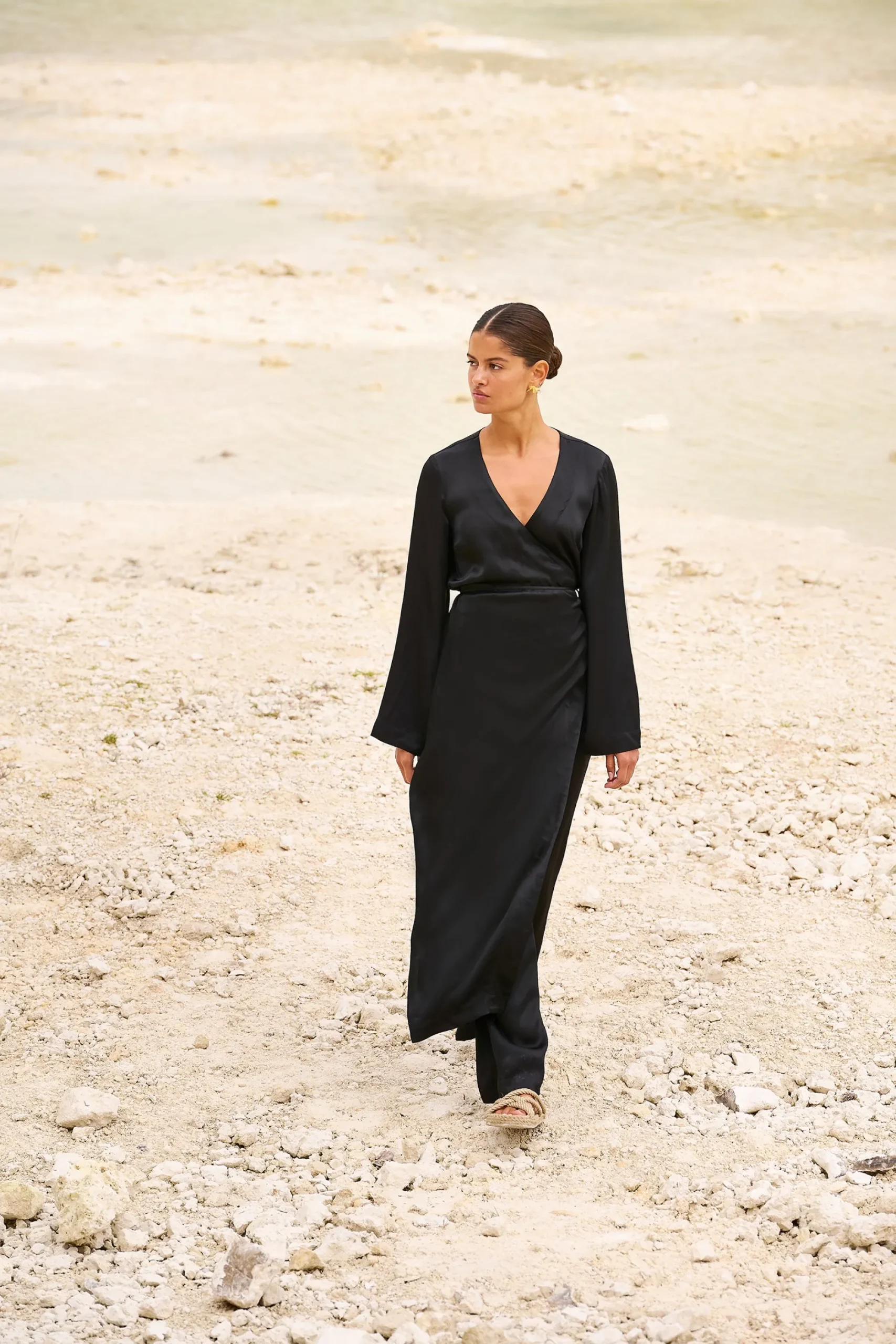 Créton Kjoler-CRYuki Slå-Om-Kjole