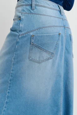 Créton Nederdele-CRZala denim nederdel