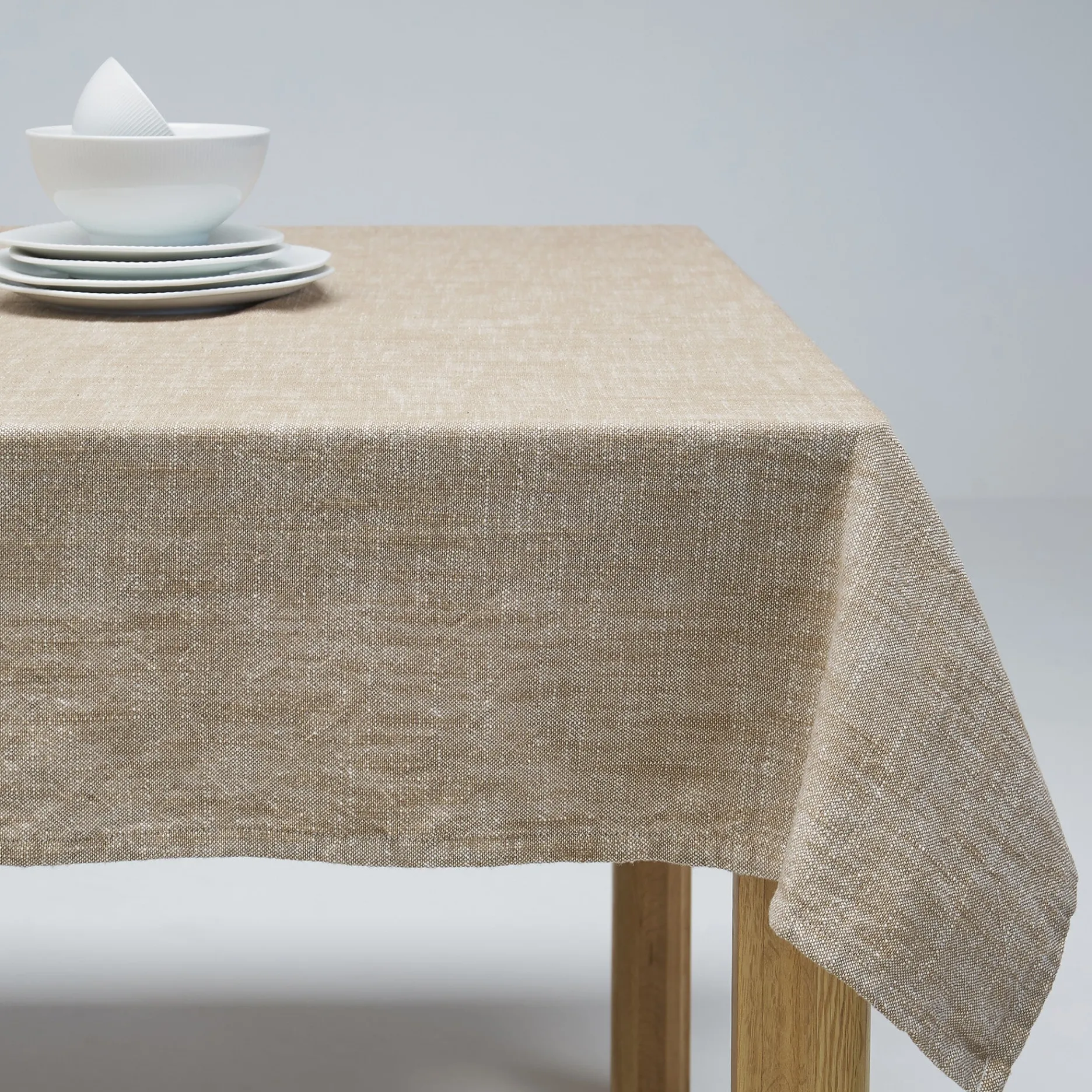 Sinnerup Køkkentekstiler|Duge-Desert dug melange slub yarn