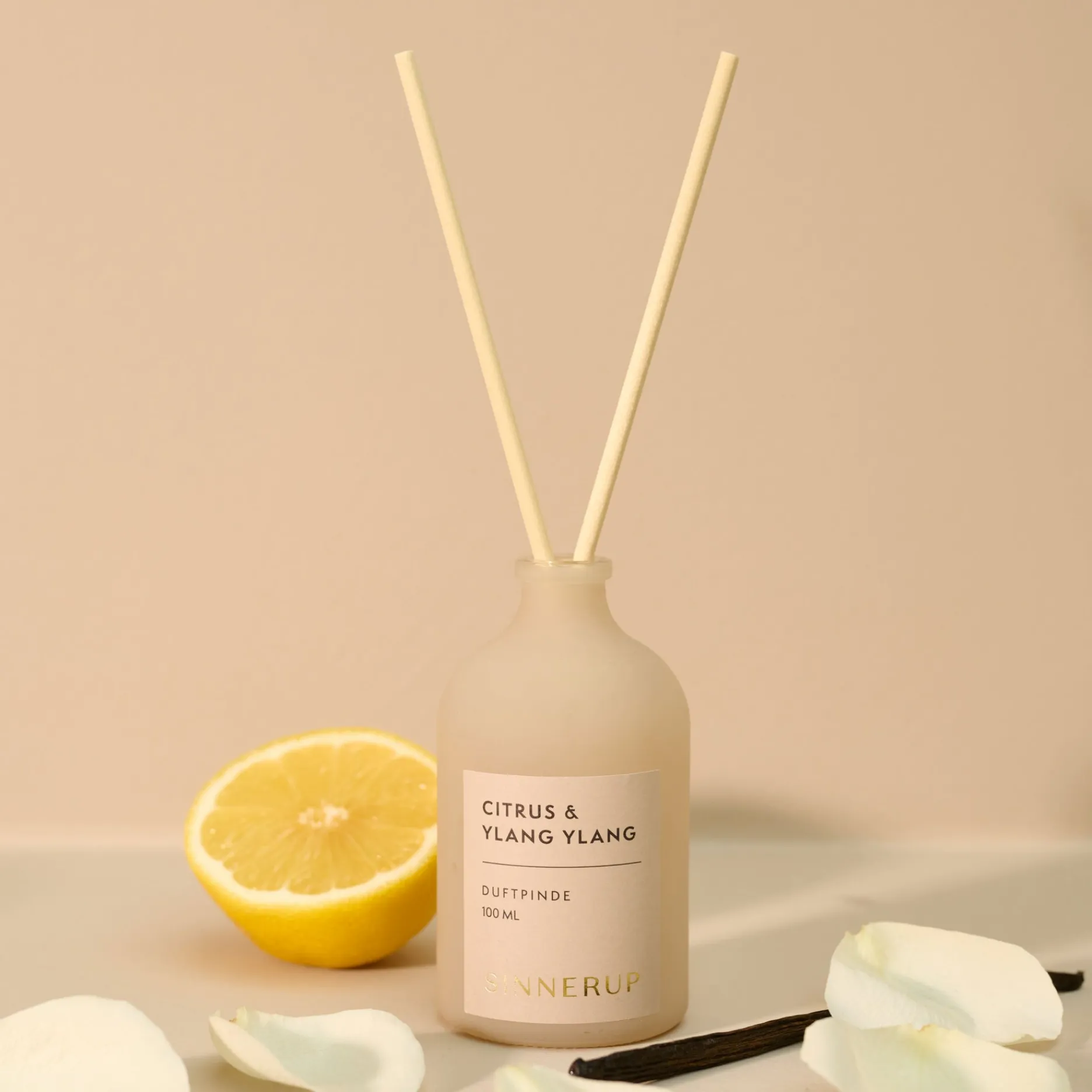 Sinnerup Wellness-Duftpinde Beige Mist Citrus/Ylang Ylang