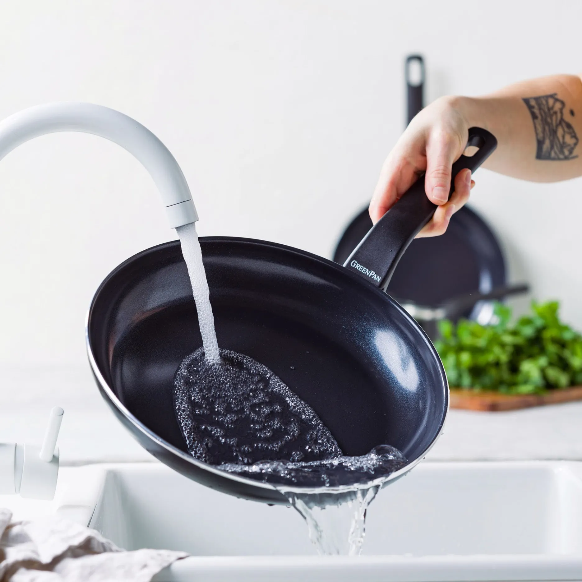 Greenpan Pander-Essence stegepande Ø24 cm