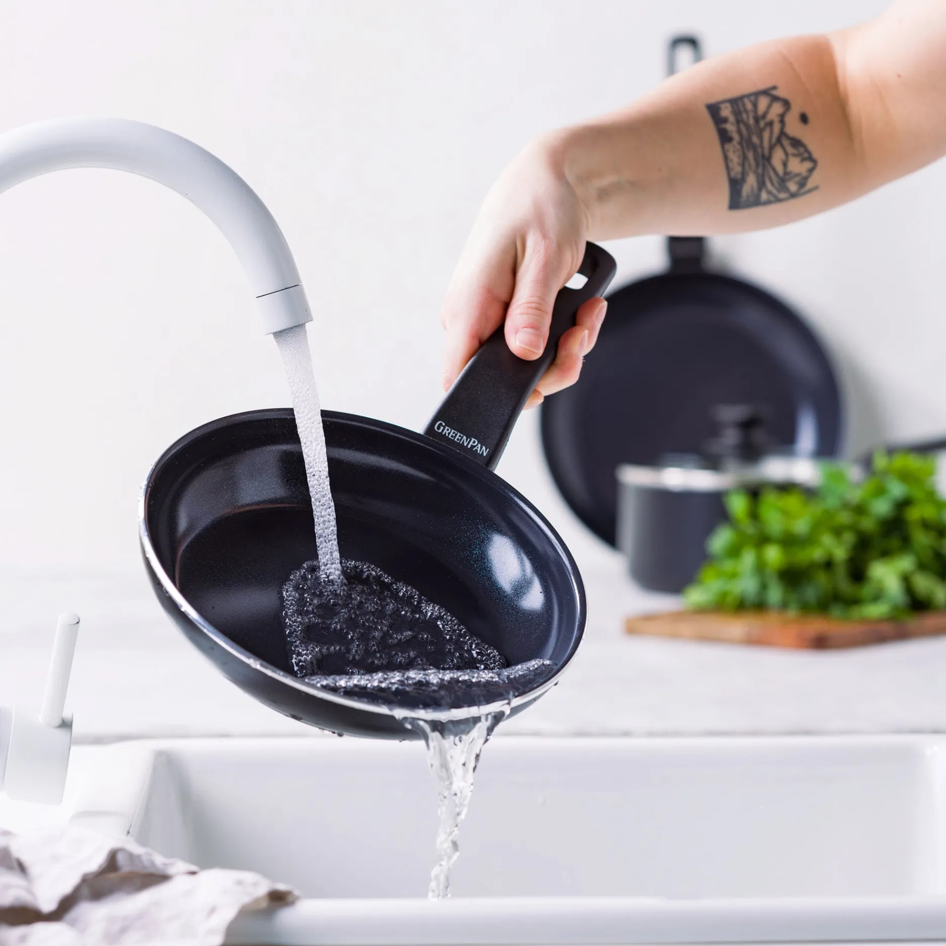 Greenpan Pander-Essence stegepande Ø20 cm