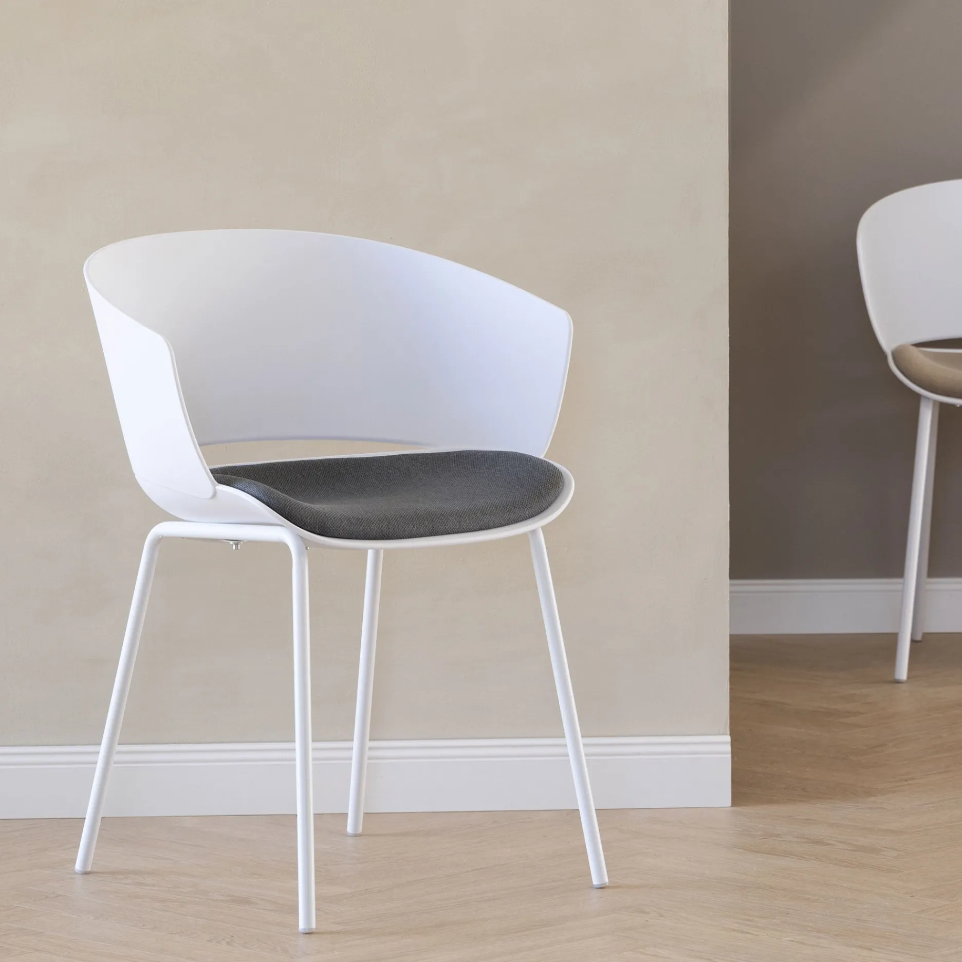 Furniture by Sinnerup Spisebordsstole-Florence spisebordsstol hvid