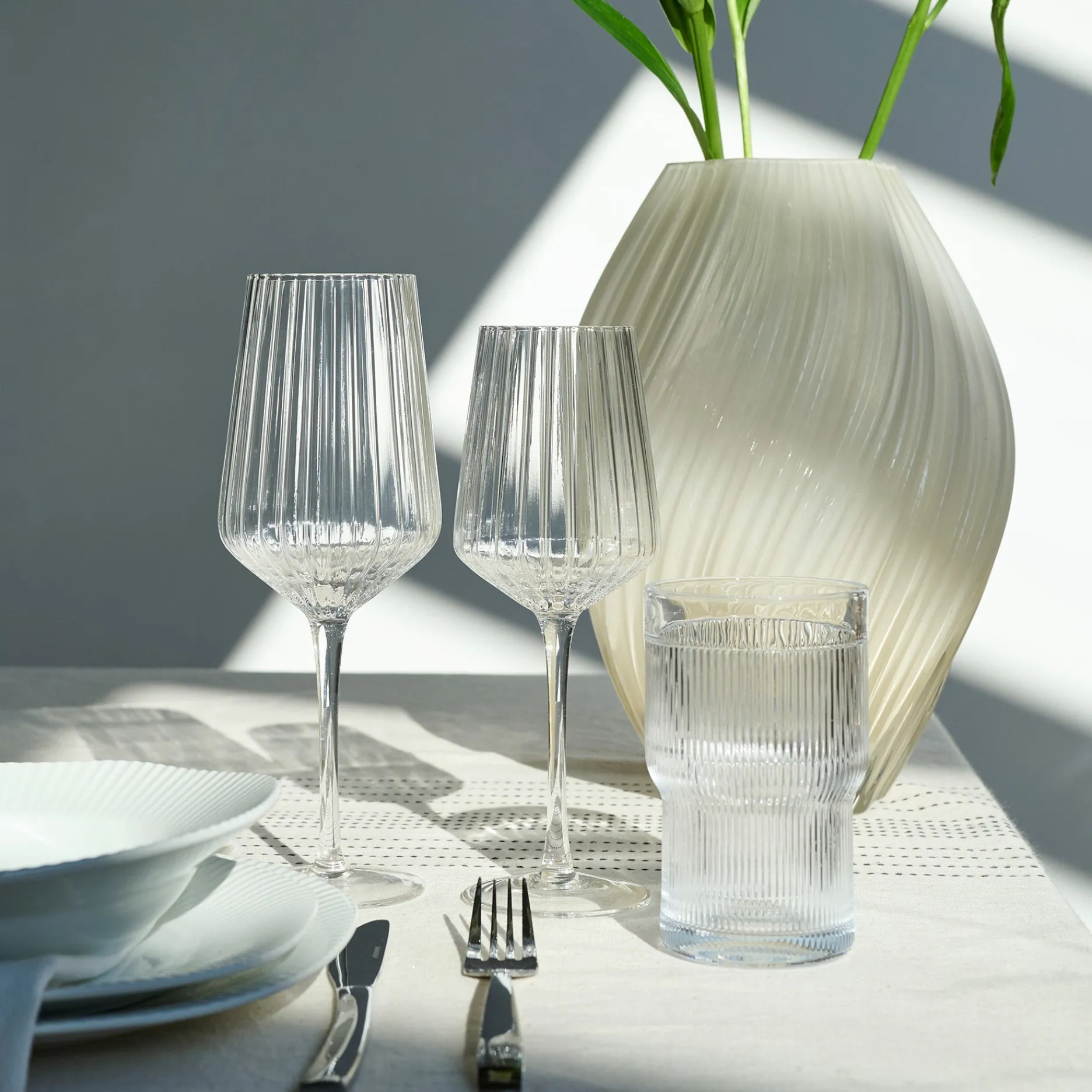 Sinnerup Glas-Glamour rødvinsglas 2 stk.