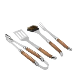 Laguiole by Hâws Grill-Grillsæt 4 dele egetræ