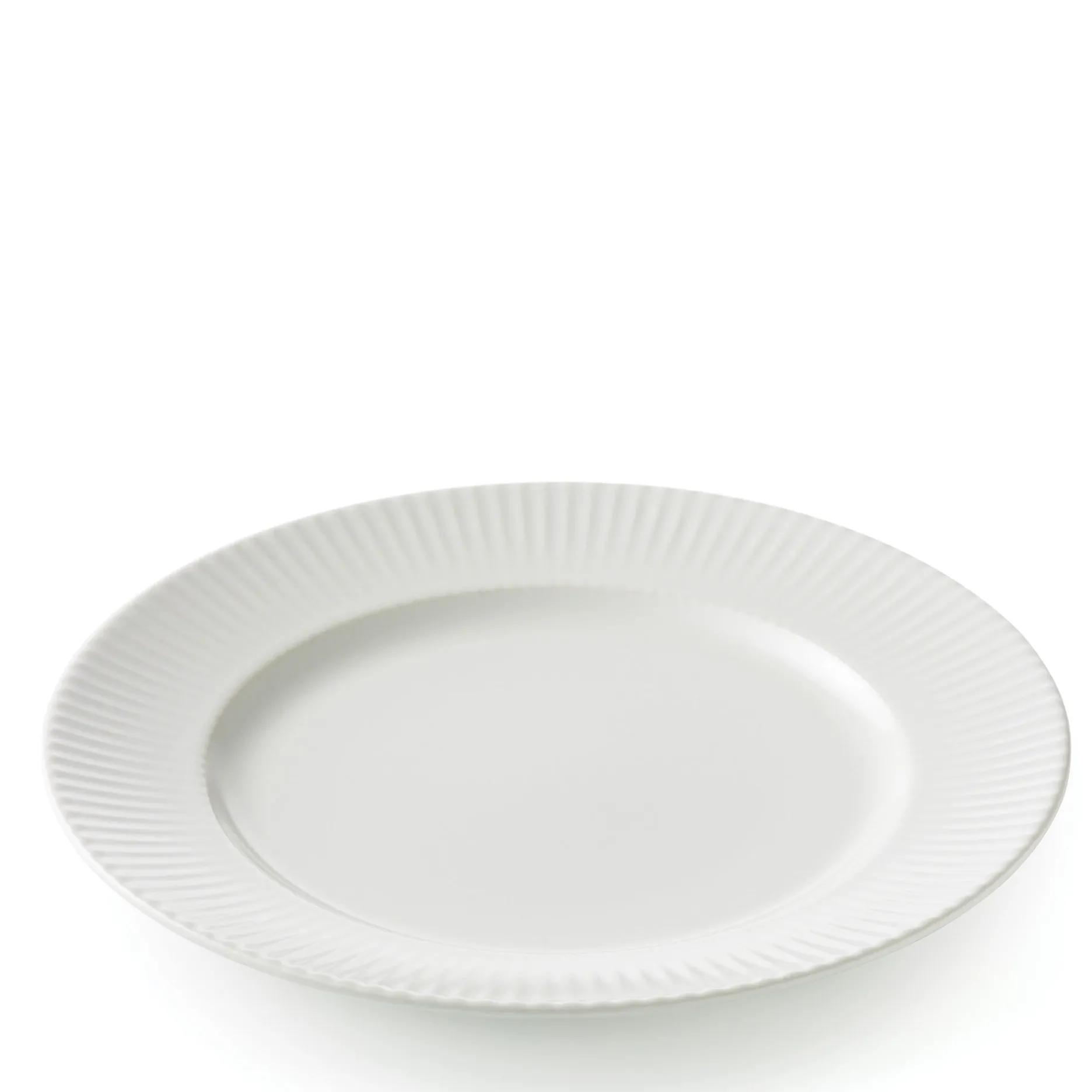 Aida Stel-Groovy frokosttallerken Ø21 cm hvid stentøj