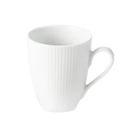 Aida Stel-Groovy krus 30 cl hvid porcelæn