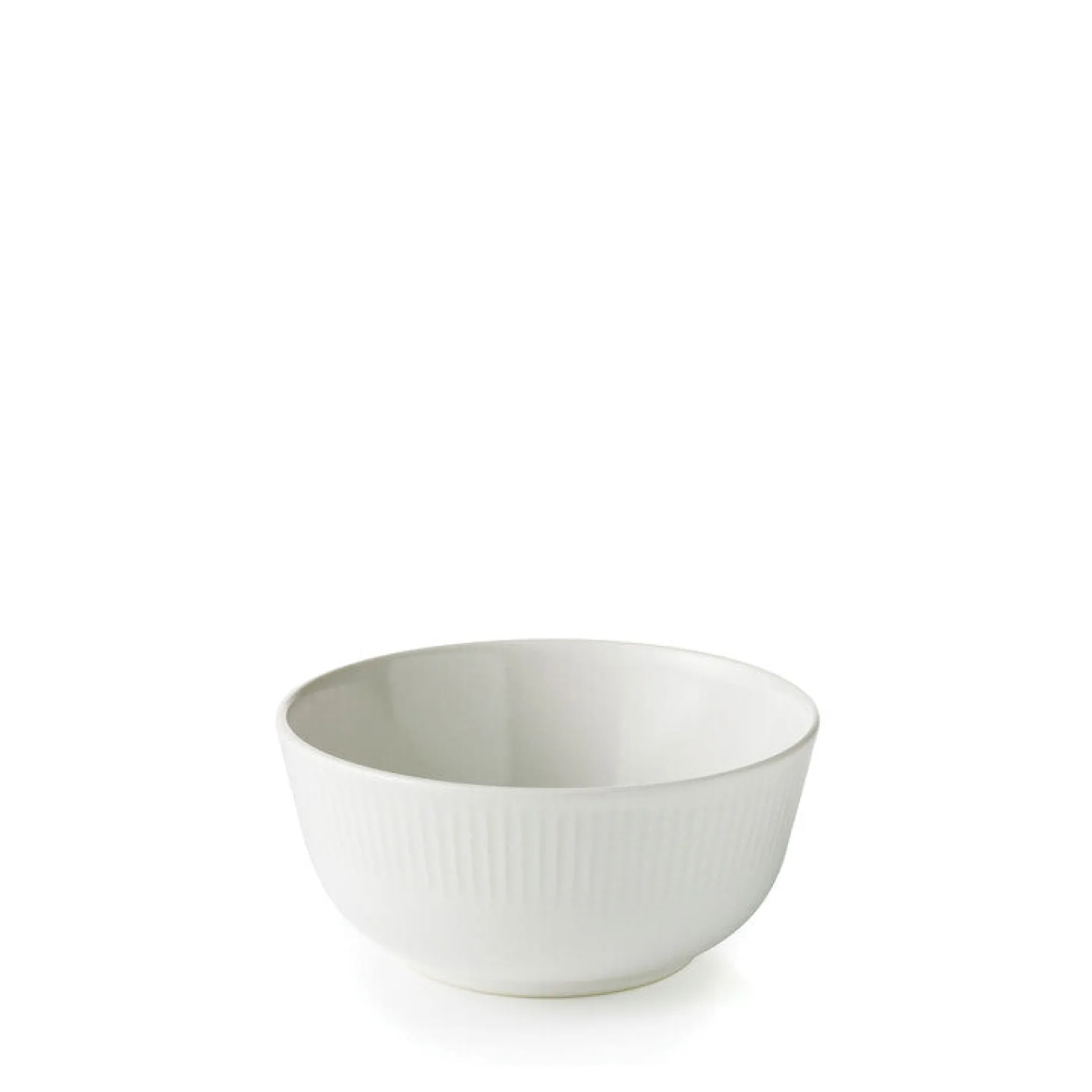 Aida Stel-Groovy skål Ø14,5 cm hvid stentøj