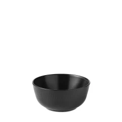Aida Stel-Groovy skål Ø14,5 cm sort stentøj
