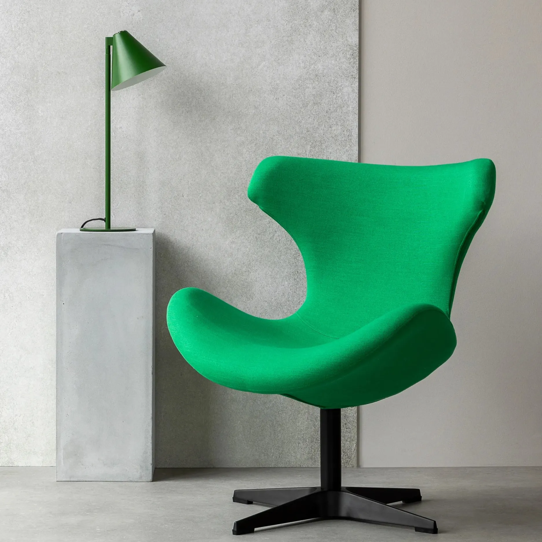 Furniture by Sinnerup Stole Tilbud|Loungestole-Kato stofsæde grøn