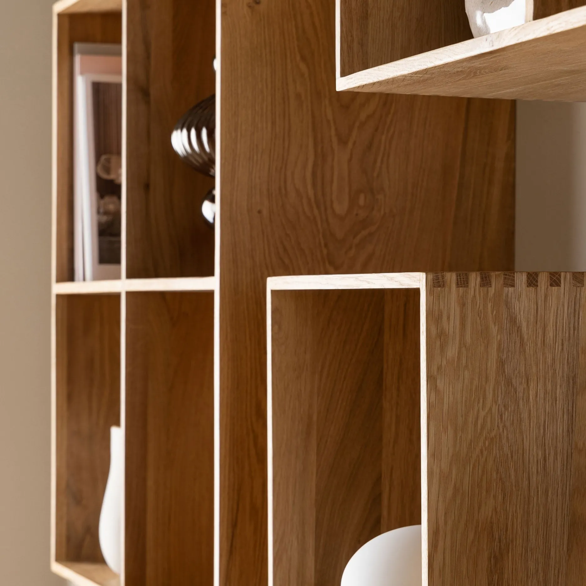 Furniture by Sinnerup Reoler-Keeper II reolmodul, FSC-certificeret egetræ 1K D30 cm