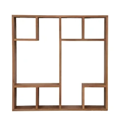 Furniture by Sinnerup Reoler|Hylder-Keeper II væghylde, FSC certificeret egetræ 8D 70x70 cm