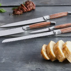 Laguiole by Hâws Knive-Knivsæt 4 dele rosewood