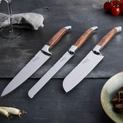 Laguiole by Hâws Knive-Knivsæt 3 dele rosewood