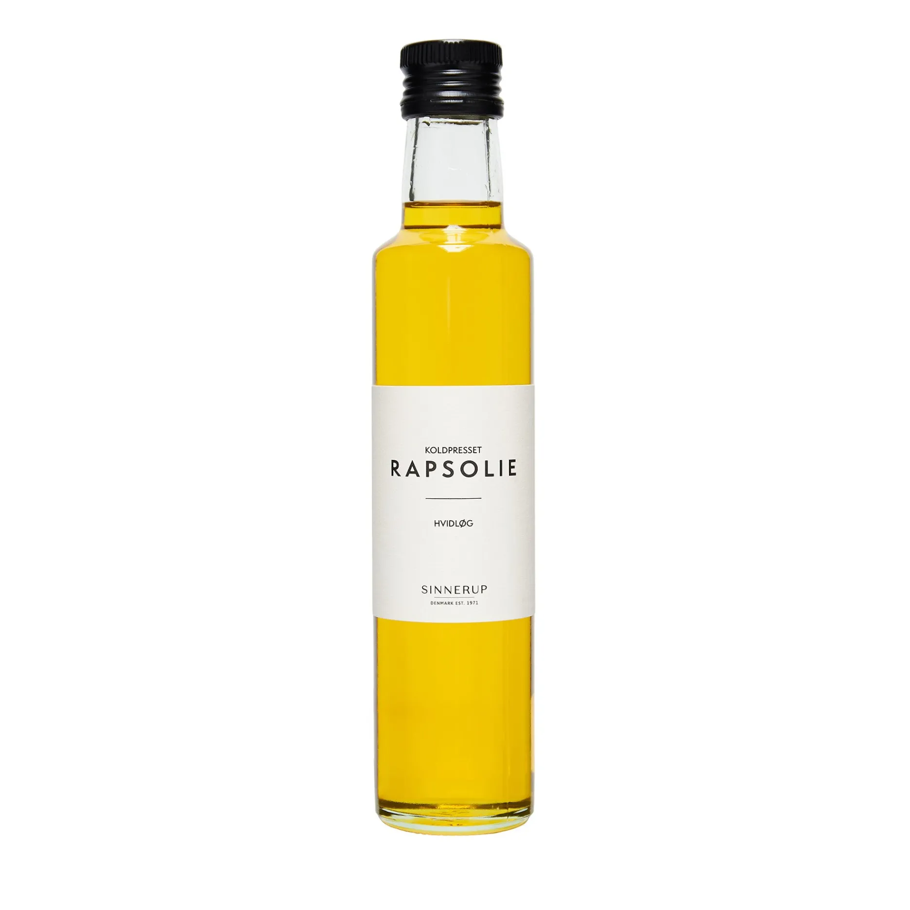 Sinnerup Fødevarer-Koldpresset rapsolie m/hvidløg 250 ml