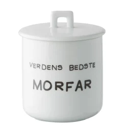 Sinnerup Opbevaring|Opbevaring-Krus m. porcelænslåg - Verdens bedste morfar