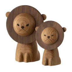 Sinnerup Figurer|Figurer-Løve i Eg/Valnød